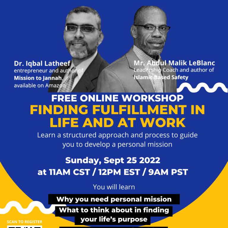 FREE ONLINE WORKSHOP Finding Fulfillment in Life and at Work_v05